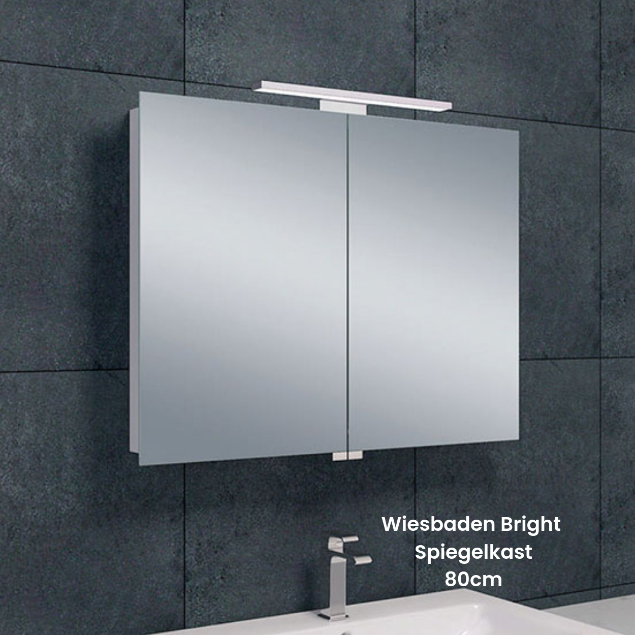 Wiesbaden Bright Spiegelkast met Led verlichting